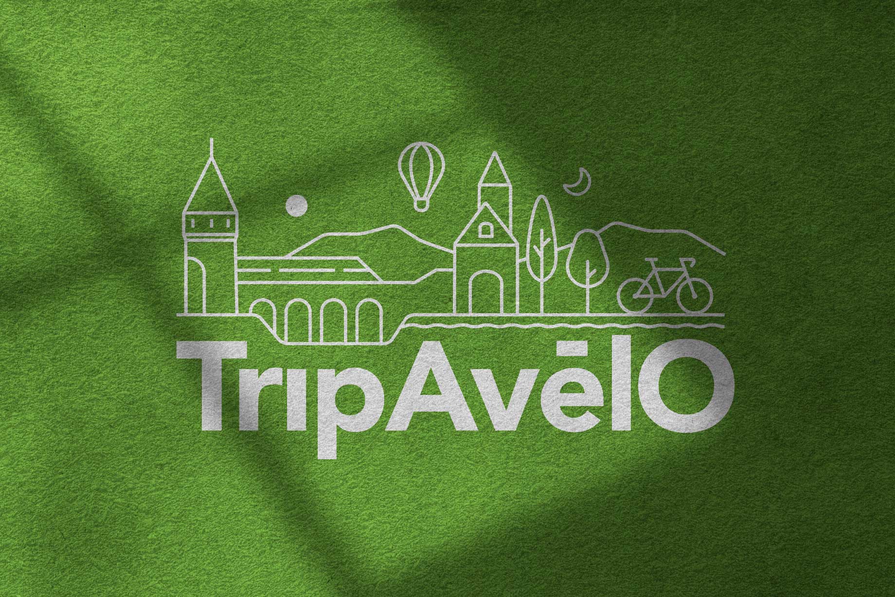 Logo agence de voyage Trip à vélo 